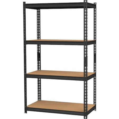 Lorell 2,300 lb Capacity Riveted Steel Shelving Recycled 59696